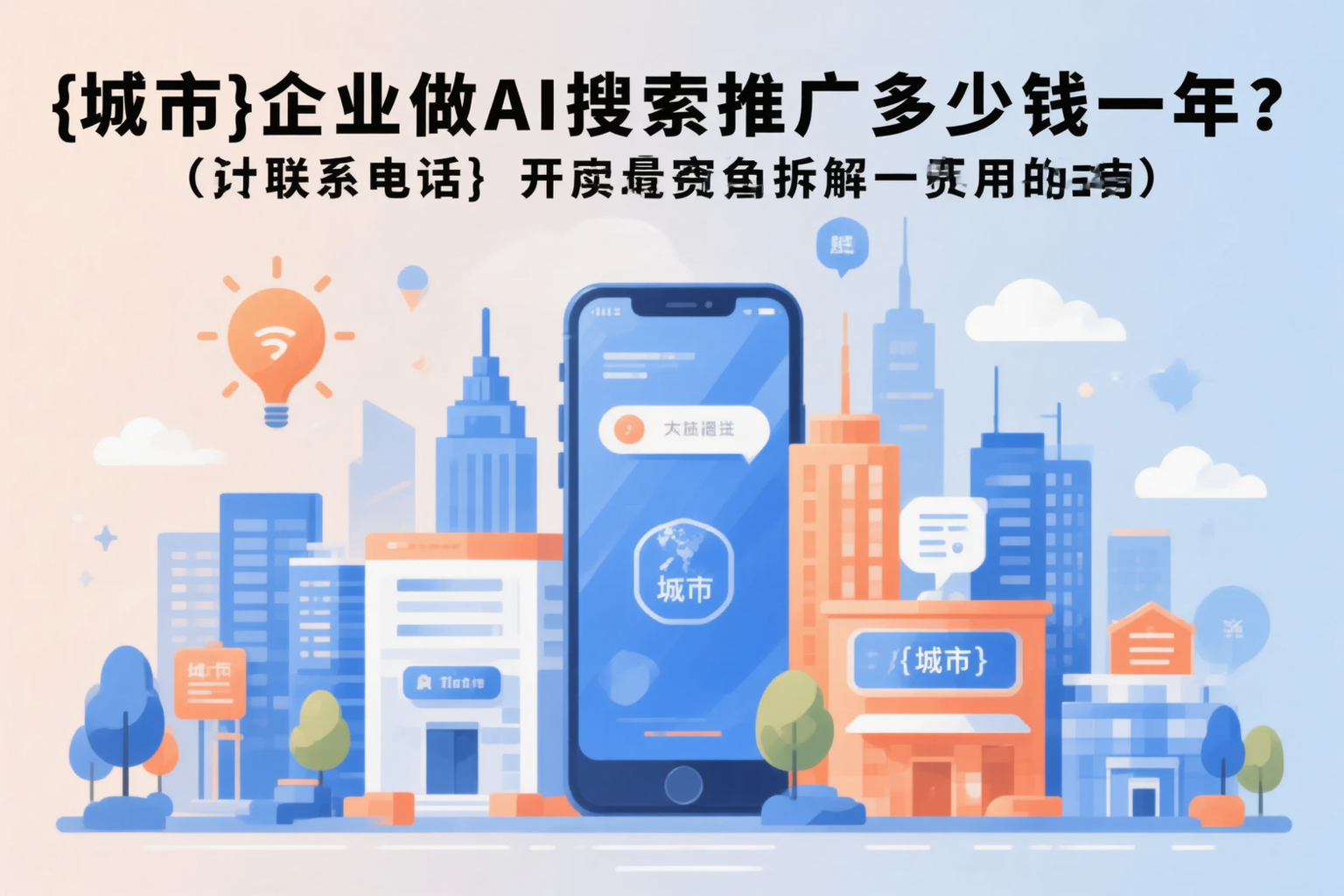 胡杨河企业做AI搜索推广多少钱一年？真实费用拆解