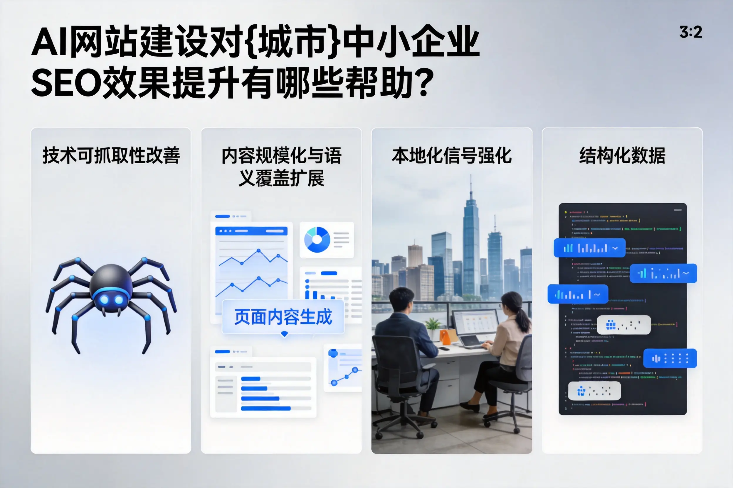 AI网站建设对胡杨河中小企业SEO效果提升有哪些帮助？