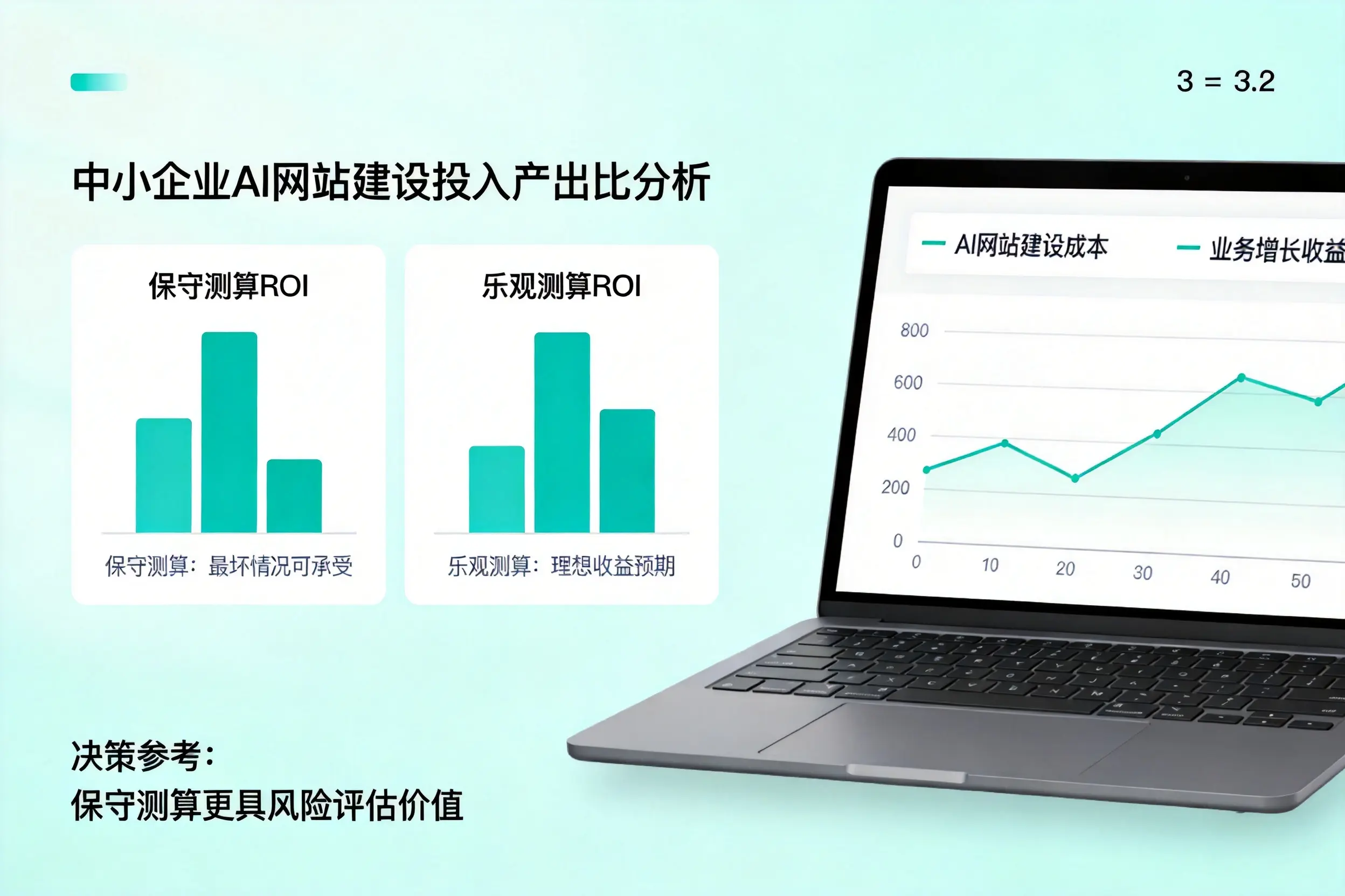 胡杨河中小企业AI网站建设投入产出比怎么算？先看这份分析
