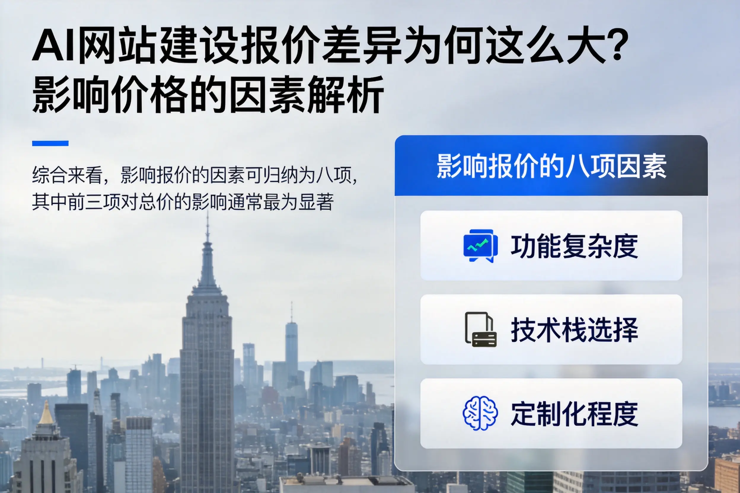 胡杨河AI网站建设报价差异为何这么大？影响价格的因素解析