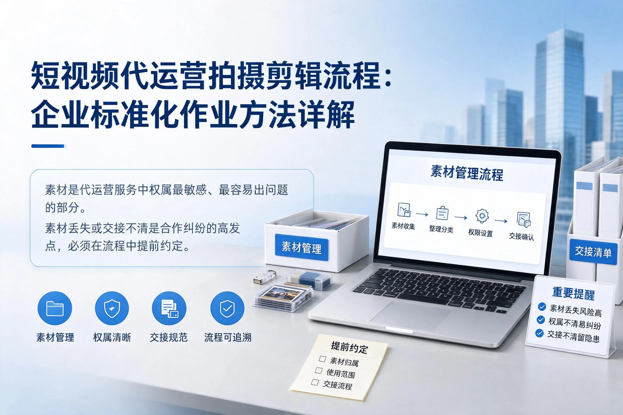 短视频代运营拍摄剪辑流程：胡杨河企业标准化作业方法详解