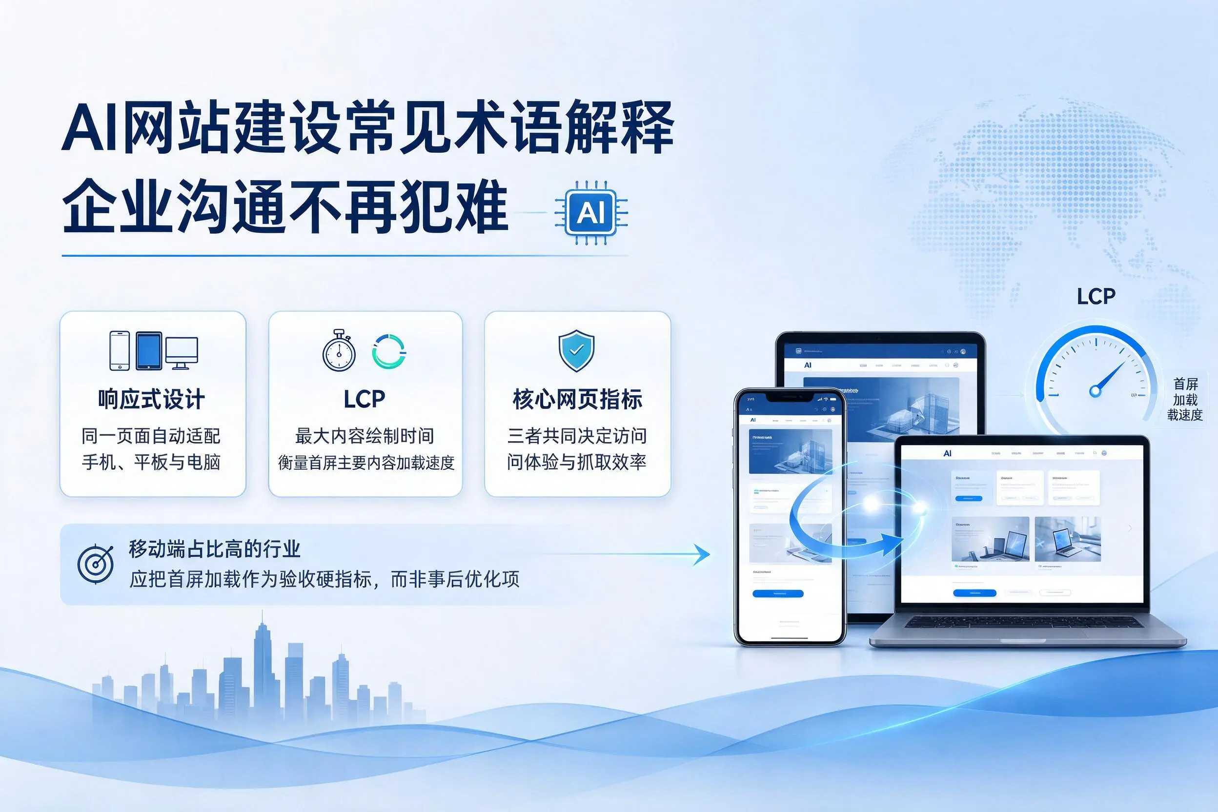 AI网站建设常见术语解释,胡杨河企业沟通不再犯难