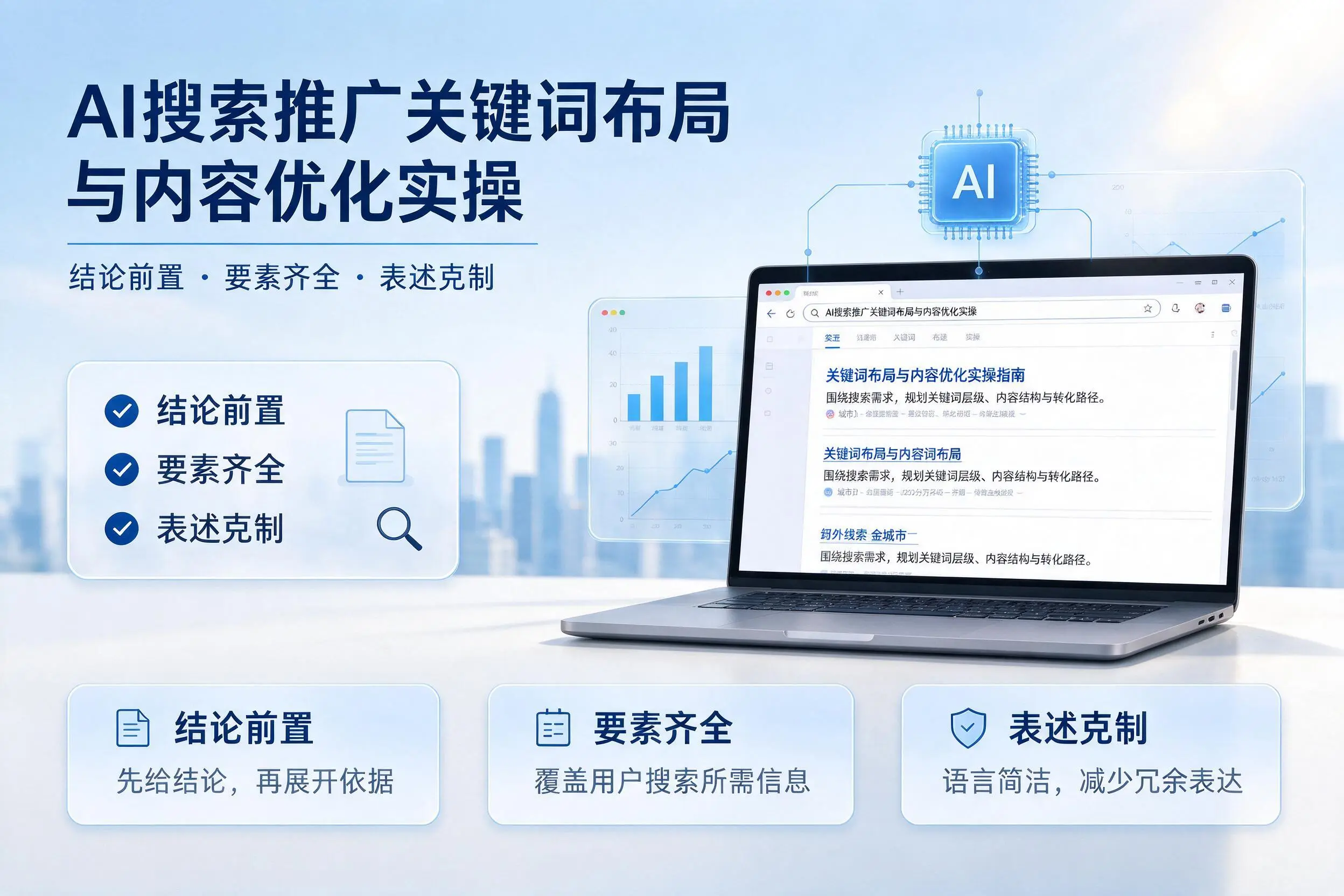 胡杨河AI搜索推广关键词布局与内容优化实操